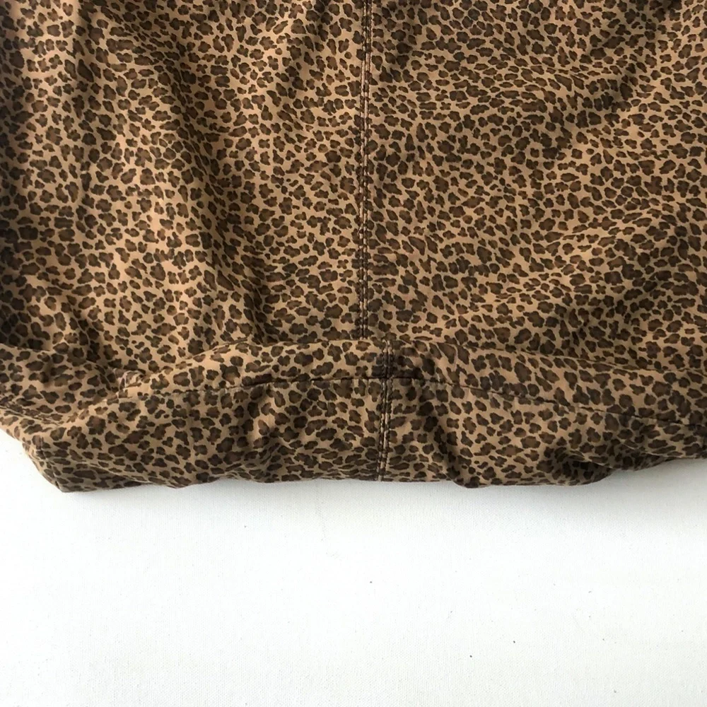 Bottega Veneta Leopard Print Fabric Hobo Bag